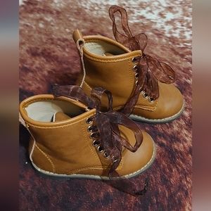 Toddler lace up combat boots